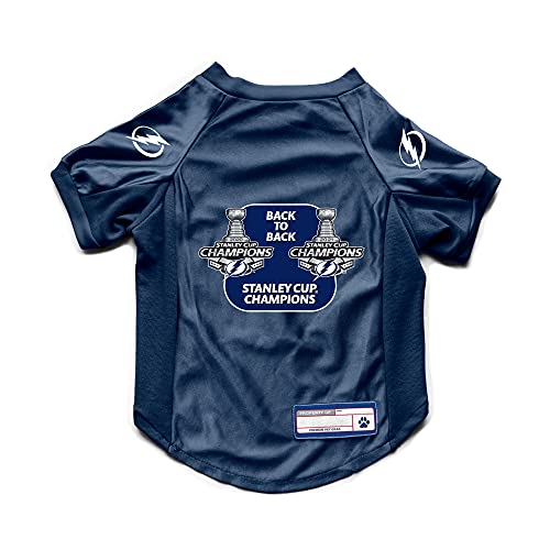 Littlearth NHL Tampa Bay Lightning B2B Stretch-Jersey, für große Hunde von Little Earth Productions