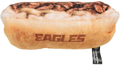 Littlearth Philadelphia Eagles NFL Cheesesteak Hoagie Weiches Hundespielzeug mit Quietscher von Little Earth Productions