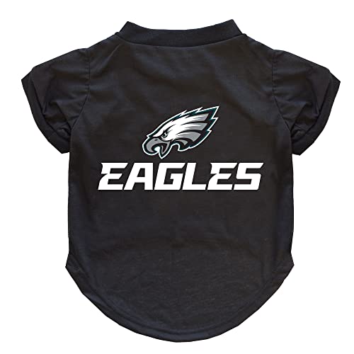 Littlearth Hund NFL Pet T-Shirt Philadelphia Eagles Black L (Neck: 14", Girth: 20"-25", Back: 15") von Little Earth Productions