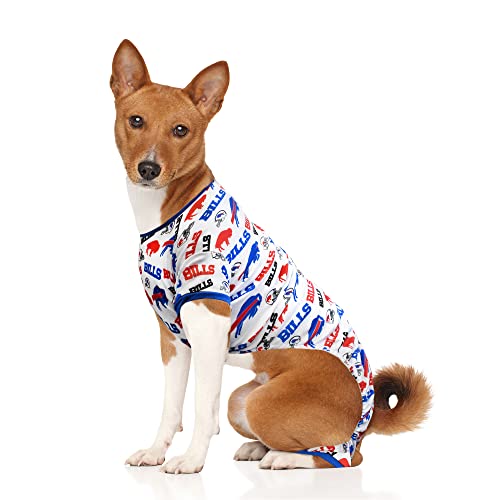 Littlearth Unisex-Erwachsene NFL Buffalo Bills Pet PJs, Teamfarbe, Größe M von Little Earth Productions