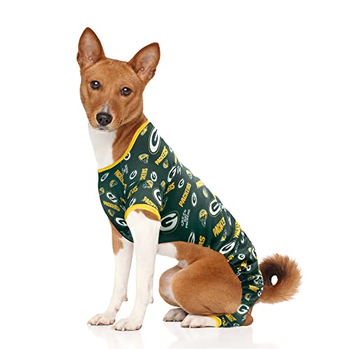 Littlearth Unisex-Erwachsene NFL Green Bay Packers Pet PJs, Teamfarbe, Größe XS von Little Earth Productions