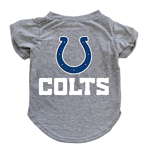 Littlearth Unisex-Erwachsene NFL Indianapolis Colts Haustier-T-Shirt, Team-Farbe, Größe M von Little Earth Productions