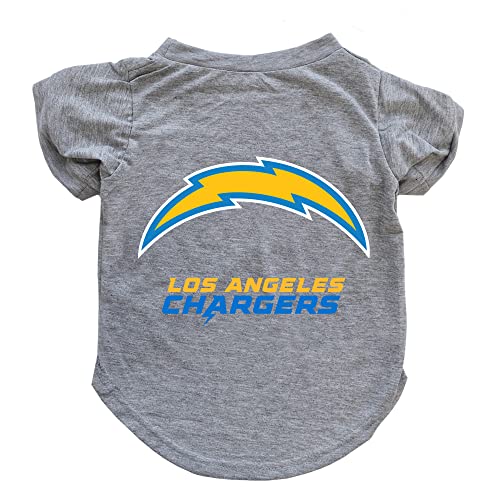 Littlearth Unisex-Erwachsene NFL Los Angeles Chargers Haustier-T-Shirt, Team-Farbe, Größe M von Little Earth Productions