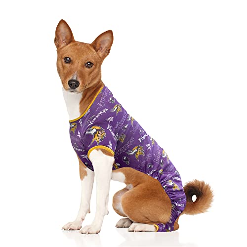 Littlearth Unisex-Erwachsene NFL Minnesota Vikings Pet PJs, Teamfarbe, Größe S von Little Earth Productions