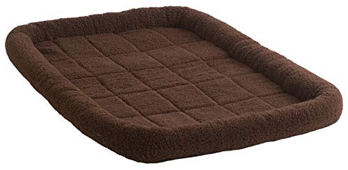 Miller Manufacturing Pet Lodge Fleece Dog Bed Soft Washable Chocolate XLarge 41 inch von Little Giant