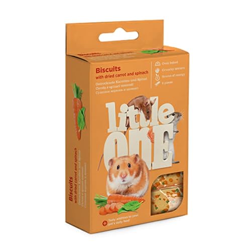 Little One Biscuits Con Zanahoria y Espinaca pequeños animales 5x7g (8uds) von Little One