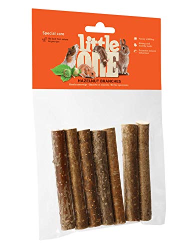 Little One Snack Knabber-Haselnusszweige im Beutel, 7 Stück, 4er Pack (4 x 35 g) von Little One