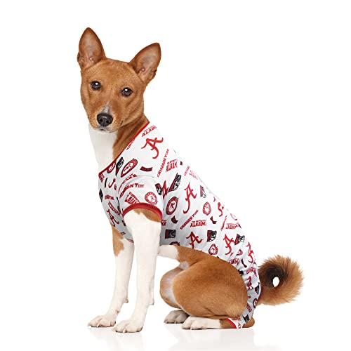 Littlearth NCAA Alabama Crimson Tide Pet PJs, Unisex, für Erwachsene, Teamfarbe, Größe L von Little Earth Productions