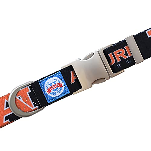 Littlearth NCAA Auburn Tigers Premium Haustier-Halsband, Unisex, Erwachsene, Team-Farbe, Größe L von Little Earth Productions