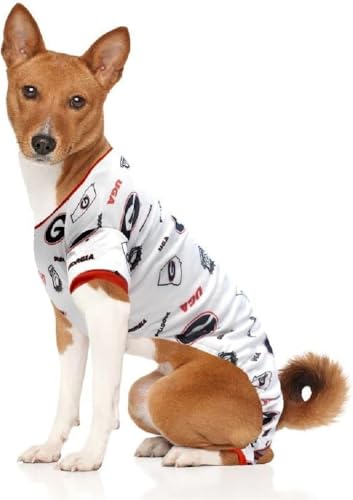 Littlearth NCAA Georgia Bulldogs Pet PJs, Unisex, für Erwachsene, Teamfarbe, Größe XL von Little Earth Productions