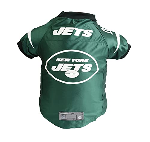 Littlearth Unisex-Erwachsene NFL New York Jets 1 Premium Haustier-Trikot, Team-Farbe, Größe XS von Little Earth Productions