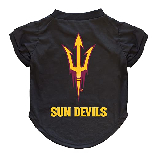 Littlearth Unisex-T-Shirt für Erwachsene, NCAA Arizona State Sundevils, Team-Farbe, Größe L von Little Earth Productions