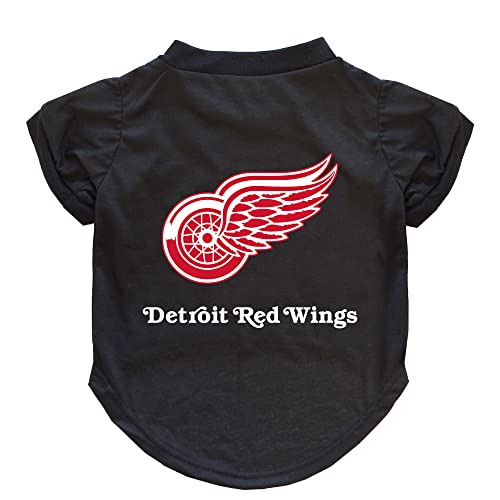 Littlearth Unisex-T-Shirt für Erwachsene, NHL Detroit Red Wings, Team-Farbe, Größe XS von Little Earth Productions