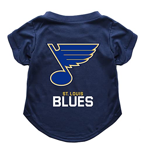 Littlearth Unisex-T-Shirt für Erwachsene, NHL St. Louis Blues, Team-Farbe, Größe L von Little Earth Productions