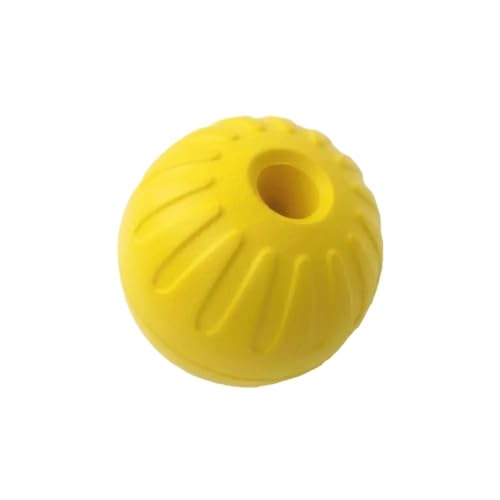 LiuXaofei 7cm/9cm Hundetrainingsball Kauspiel Apportieren Beißen Spielzeug Unzerstörbarer Gummiball Haustier Hundetraining for Hunde Interaktives(7cm-A) von LiuXaofei