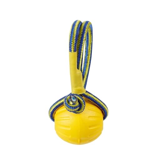 LiuXaofei 7cm/9cm Hundetrainingsball Kauspiel Apportieren Beißen Spielzeug Unzerstörbarer Gummiball Haustier Hundetraining for Hunde Interaktives(7cm-B) von LiuXaofei