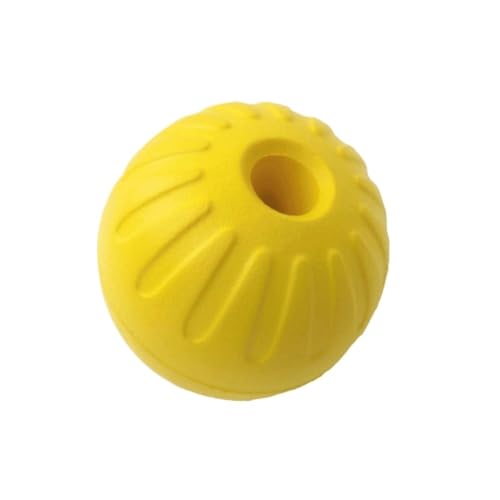 LiuXaofei 7cm/9cm Hundetrainingsball Kauspiel Apportieren Beißen Spielzeug Unzerstörbarer Gummiball Haustier Hundetraining for Hunde Interaktives(9cm-A) von LiuXaofei