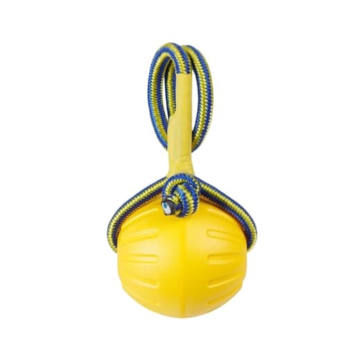 LiuXaofei 7cm/9cm Hundetrainingsball Kauspiel Apportieren Beißen Spielzeug Unzerstörbarer Gummiball Haustier Hundetraining for Hunde Interaktives(9cm-B) von LiuXaofei