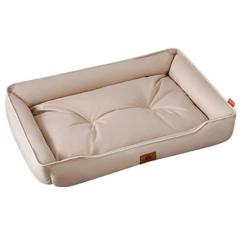 LiuXaofei Haustier-Sofa, Hundebetten, wasserdichte Unterseite, weiches Fleece, warmes Katzenbett, Haus, Haustierkissen for kleine, mittelgroße und große Hunde(15,L 64x46x12cm) von LiuXaofei