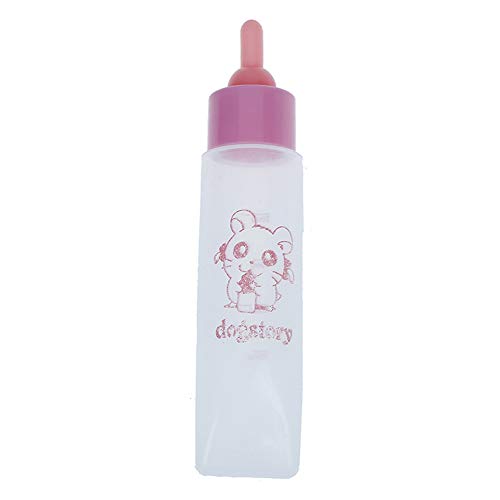 Livecitys 30ml Hamster Wasserflaschenspender Kaninchen Lange Nippel Fütterung Milchflasche Trinken Feeder Haustiere Versorgung Rosa Kurze Nippel von Livecitys