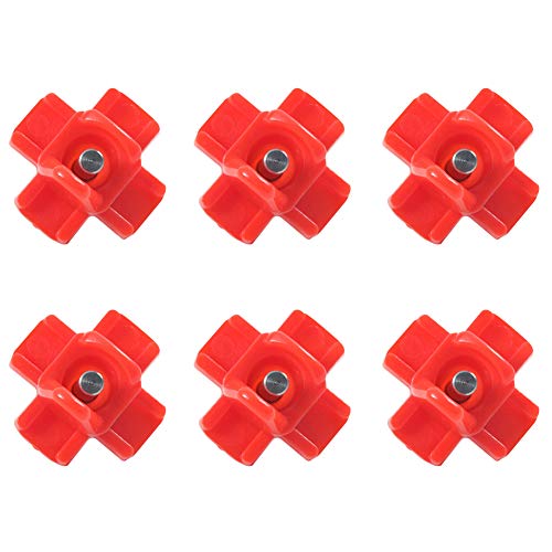 Livecitys 5 / 6Pcs Geflügeltrinker Feeder Wassernippel Mit Horizontaler Seitlicher Montage Chicken Liquid Drinker Food Water Nippel rot 6St von Livecitys