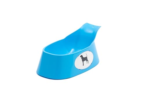 Lixit Ergonomische Näpfe für Hunde mit langen Ohren (blau, groß) von Lixit