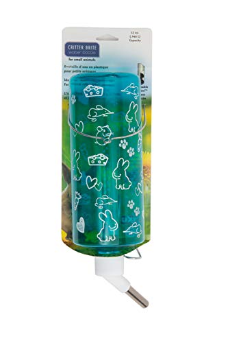 Lixit Standard-Wasserflaschen für Kaninchen, Frettchen, Meerschweinchen, Hamster, Ratten, Mäuse und andere Kleintiere (900 ml, blau) von Lixit