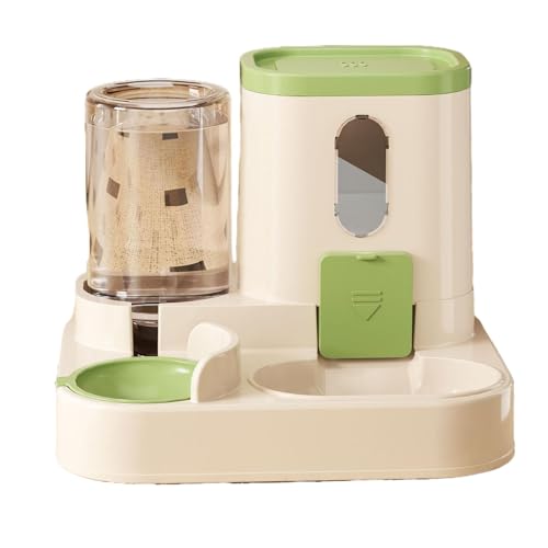 Lmaisdh Auto Feeder Futter- und Wasserspender | Auto Katzenfutterspender Set - Automatischer Katzenfutterspender und Katzenwassernapf für Haustiere Kleine Katzen von Lmaisdh