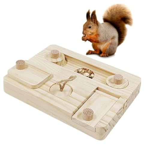 Lnhgh Hamster -Futter -Spielzeug, Kaninchenanreicherungsspielzeug | Interaktiver Holzkaninchen -Behandlungsschale - Pädagogische Heldlecker -Puzzle -Snuffle -Spiel zum, Graben, Erkunden Lnhgh Hamster -Futter -Spielzeug, Kaninchenanreicherungsspielzeug | Interaktiver Holzkaninchen -Behandlungsschale - Pädagogische Heldlecker -Puzzle -Snuffle -Spiel zum, Graben, Erkunden von Lnhgh