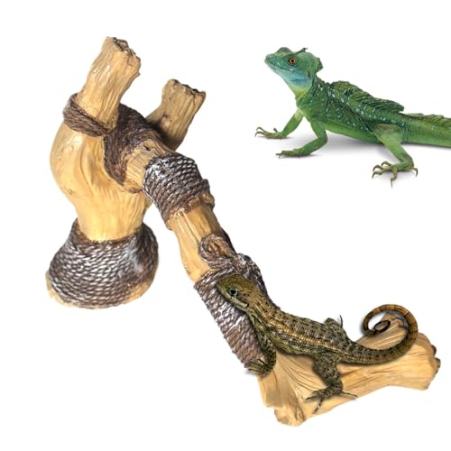 Lnhgh Reptilienzweige zum Klettern, Terrariumzweige,Schlangenpanzerharzdekoration - Reptilienzweige Habitat Dekoration, Klettern Accessoires für bärtigen von Lnhgh