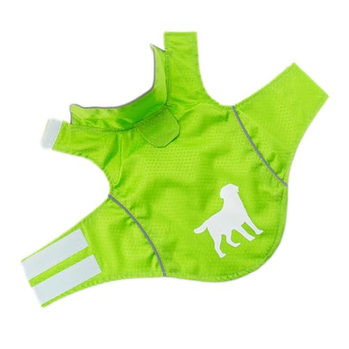 Hunde-Regenmantel, reflektierend, verstellbar, leicht, modische Welpen-Regenjacke für Teddy (XL, geeignet für ca. 4,5-7,5 kg) von Loboo Idea