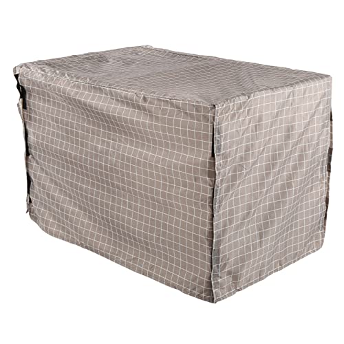 Loboo Idea Hundekäfig-Schutzabdeckung, wasserdicht, staubdicht, Oxford-Stoff für Hunde, Haustierhütte (L Größe: 106,7 x 69 x 76 cm) von Loboo Idea