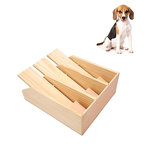 Loboo Idea Interaktives Holzpuzzle Futtersuche Spielzeug IQ Training Haustier Spielzeug Katzen Kaninchen Hamster von Loboo Idea