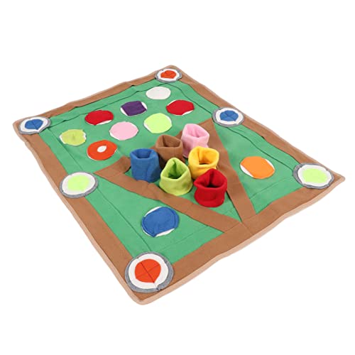 Loboo Idea Schnüffelunterlage für Hunde, weicher Poolball, Welpen-Schnüffelmatte, Puzzle-Spielzeug für Geruchstraining, langsames Essen, Langeweile, Linderung von Langeweile, Flanellmaterial von Loboo Idea