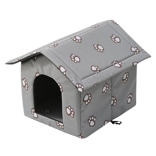 Cat House for Outdoor Cats, Insulated Feral Cat House for Outdoor Cats, Weather-Resistant Pet House with Door, Perfect Cold Weather Shelter for Community Cats and Stray Cats Cold Weather Pet House von Lokaquk