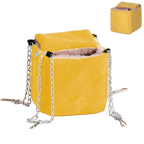 Lokaquk Hamster Hammock for Cage, Ferret Bed Hamster Hammock Squirrel Nest, Pet Hammock for Cage - Comfortable Warm Chinchilla Bed and Swing for Hamsters, Squirrels, and Sugar Gliders von Lokaquk