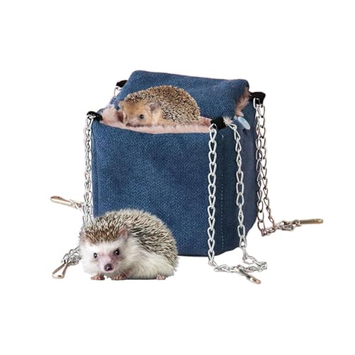 Lokaquk Hamster Hammock for Cage, Ferret Bed Hamster Hammock Squirrel Nest, Pet Hammock for Cage - Comfortable Warm Chinchilla Bed and Swing for Hamsters, Squirrels, and Sugar Gliders von Lokaquk