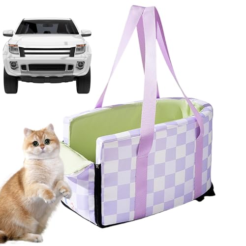 Lokaquk Hundeautositz | Anti Escape Dog Booster Autositz | Mehrzweck-Autositz Für Große Hunde, Welpenautositze, Hundeautobett, Hundereisebett, Autositze Für Welpen, 45 X 25 X 22 cm von Lokaquk