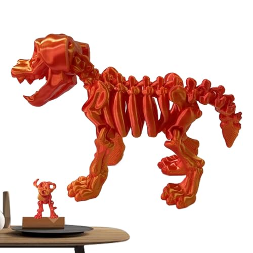 Lokaquk Skeleton Dog Toy | Creative Skeleton Dog Toy - Realistic 3D-Printed Fidget Hell Dog Model - Unique Dog Bone Collectible for Dog Lovers and Fidget Enthusiasts von Lokaquk