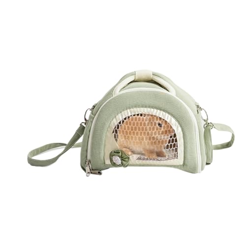 Portable Small Animal Bag | Travel Small Animal Carrier | Breathable Hamster Carry Cage, Lightweight Pet Travel Carrier, Secure Small Animal Carrier, Multi-Functional Travel Carrier for Pets von Lokaquk