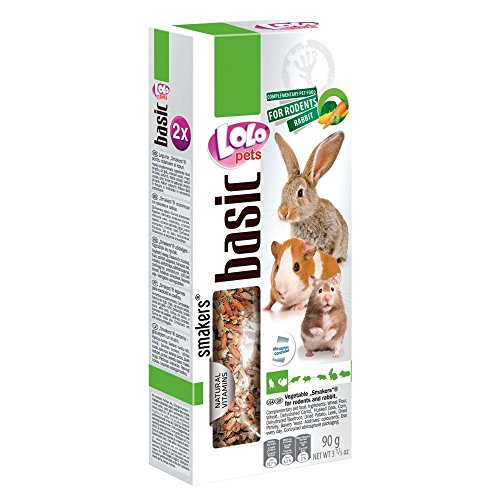 Lolo Pets Kräcker Gemüse für Hamster, 10er Pack (10 x 90 g) von ICA