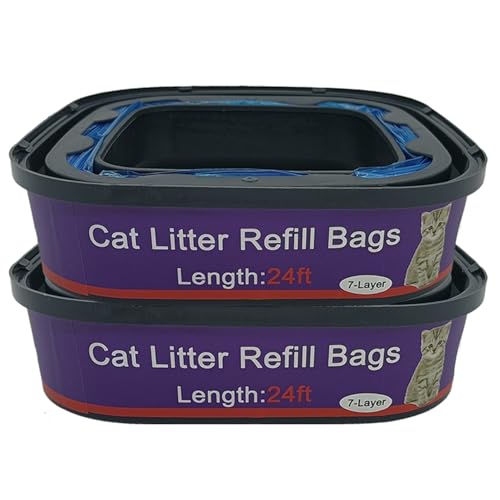 Nachfüllkartuschen für Katzenstreu, kompatibel mit Genie Cat Litter Standard, Plus und XL Eimern, 2 Stück von LongDear