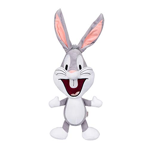 LOONEY TUNES for Pets Bugs Bunny Big Head Plush Dog Toy | Stuffed Animal for Dogs, Plush Figure Dog Chew Toy, Officially Licensed from Warner Bros - 12 Inch Jumbo Size Dog Toy von Looney Tunes