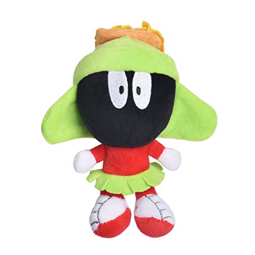 Looney Tunes for Pets Marvin The Martian Big Head Plüsch-Hundespielzeug Stofftier für Hunde | Hundespielzeug für alle Hunde | Süßes Quietschspielzeug für Hunde in Grün, Gelb und Schwarz von Looney Tunes