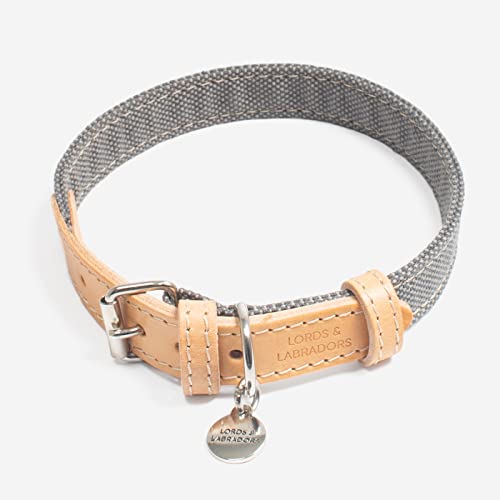 Lords & Labradors Essentials Hundehalsband (XS, Twill Slate) von Lords & Labradors