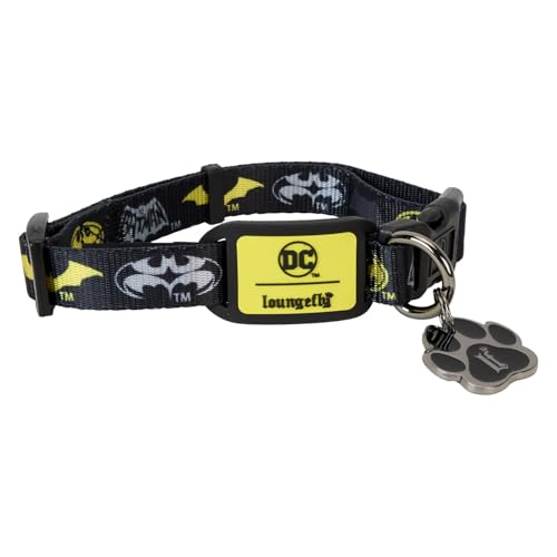 Loungefly DC Comics Batman Hundehalsband, klein von Loungefly