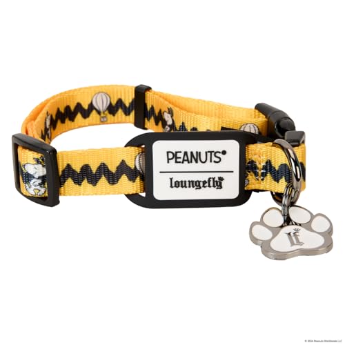 Loungefly Peanuts Hundehalsband zum 75. Jahrestag, Snoopy, Größe L von Loungefly