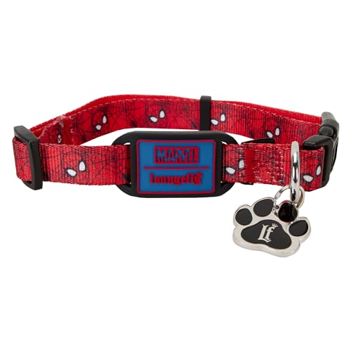 Loungefly Pets Marvel Spider-Man Hundehalsband, Größe L von Loungefly