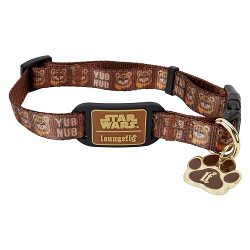 Loungefly Pets Star Wars Ewok Hundehalsband, Größe L, Braun von Loungefly