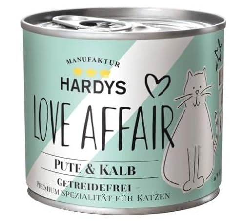 (Love Affair, Kalbfleisch mit Pute, Katzennassfutter, 200 g (Produkt AUS Deutschland) von Love Affair